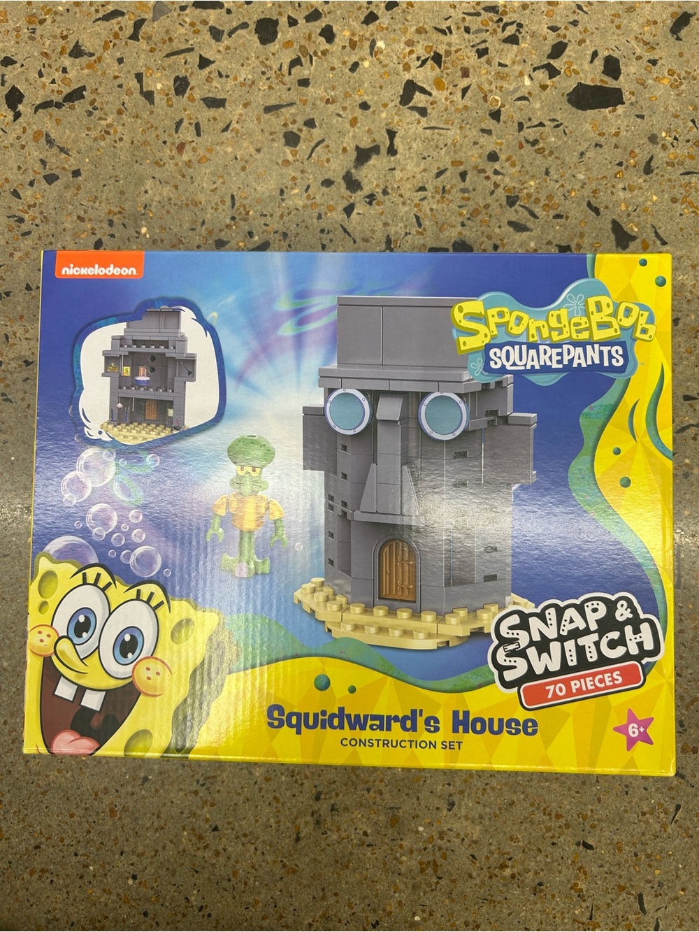 Nickelodeon SpongeBob Squidward's House Snap & Switch Building Set